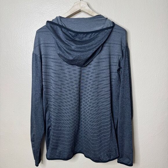 Nike Hoodie Mens XL Full Zip Gray Lightweight Dri Fit Running Performance - Picture 10 of 11